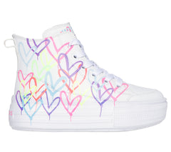 Skechers Bascheti copii fete HYPERLIFT LOVE DAZE 314075L WHITE/MULTICOLOR ICF0109-WMLT