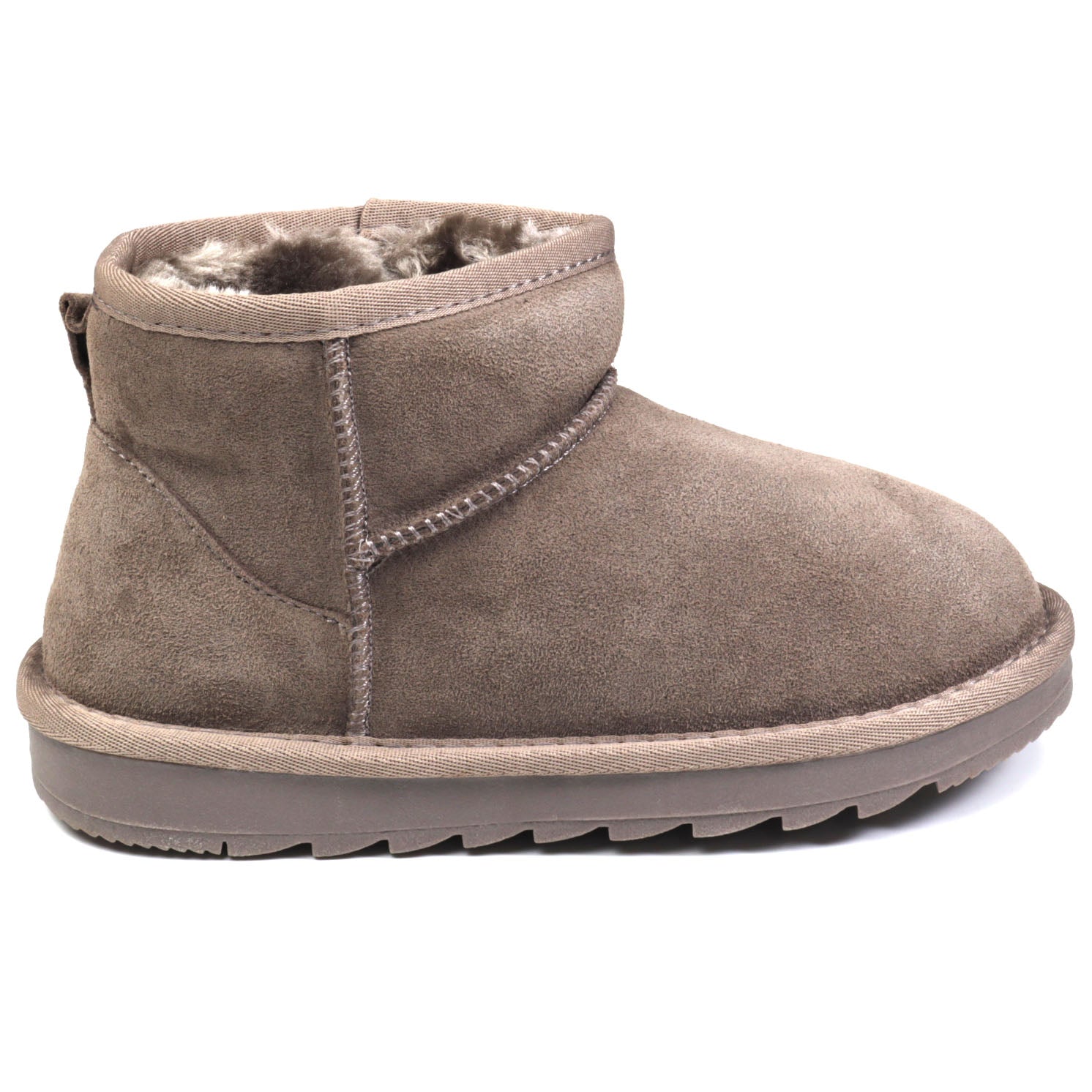 Energy Ghete copii fete stil UGG gri velur ICF0114-GRIV