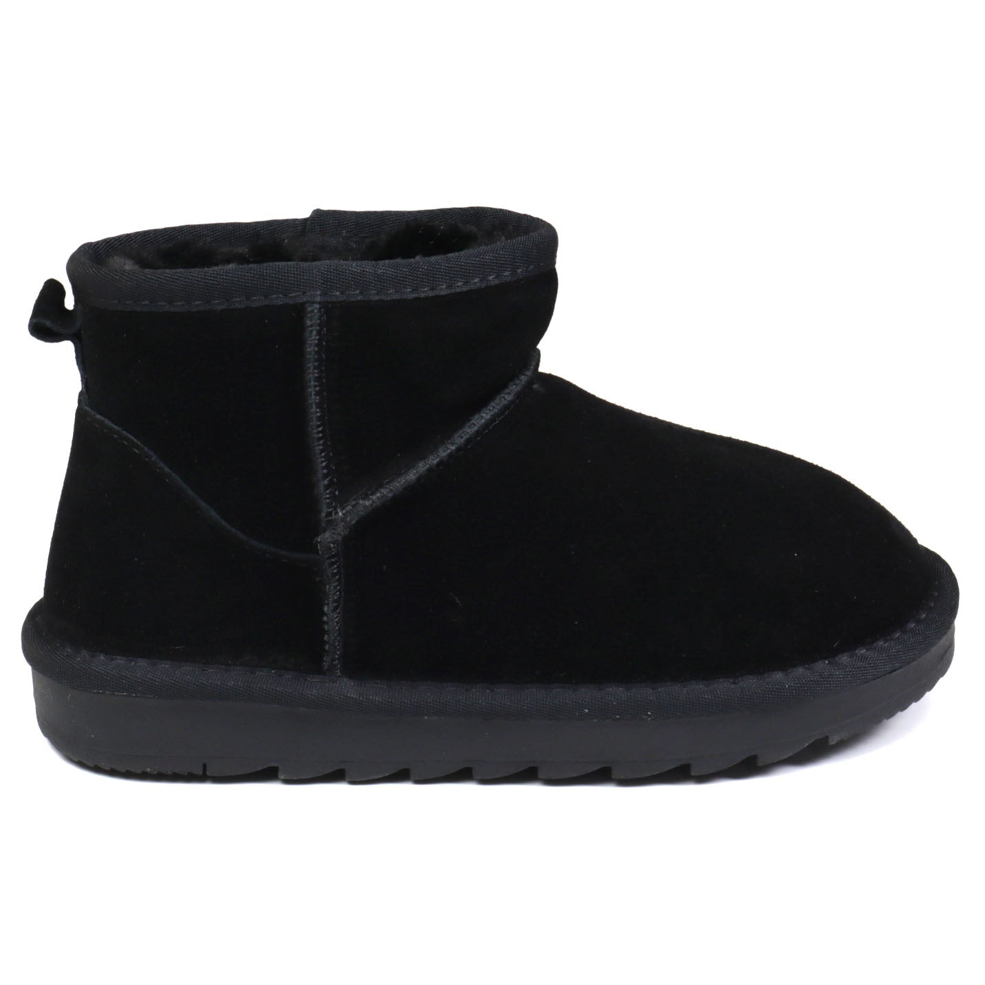 Energy Ghete copii fete stil UGG negru velur ICF0114-NGV