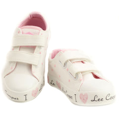 Lee Cooper Pantofi copii fete sport LCW 25 02 3264K WHITE ICF0116-WHT