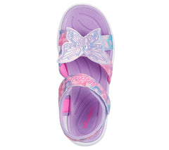 Skechers Sandale copii fete S LIGHTS® JUMPSTERS SANDAL BU 303109L LAVENDER/MULTICOLOR ICF0119-LVMT