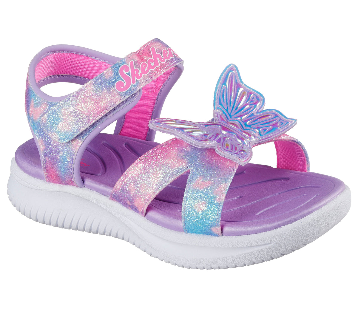 Skechers Sandale copii fete S LIGHTS® JUMPSTERS SANDAL BU 303109L LAVENDER/MULTICOLOR ICF0119-LVMT