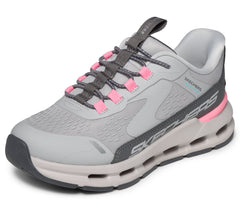 Skechers Pantofi copii fete sport GLIDE STEP VISTA LANE 303654L GRAY/PINK ICF0127-GYPK