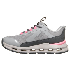 Skechers Pantofi copii fete sport GLIDE STEP VISTA LANE 303654L GRAY/PINK ICF0127-GYPK