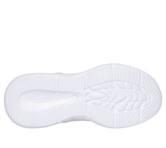 Skechers Pantofi copii fete sport SKECHERS SOLA GLOW OMBRE DE 303714N GRAY/LIGHT PINK ICF0134-GYLP