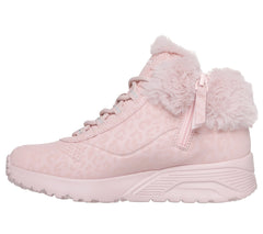 Skechers Ghete copii fete UNO LITE COZY LEOPARD 310362L BLUSH ICF0135-BLSH