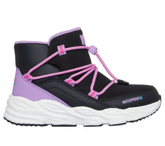 Skechers Ghete copii fete TURBO TREAD 303492L BLACK/MULTICOLOR ICF0136-BKMT