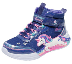 Skechers Ghete copii fete UNICORN CHASER 303302L NAVY/MULTICOLOR NVMT ICF0137-NVMT