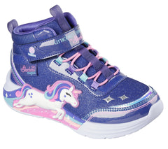 Skechers Ghete copii fete UNICORN CHASER 303302L NAVY/MULTICOLOR NVMT ICF0137-NVMT