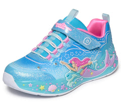 Skechers Pantofi copii fete MERMAID DREAMS 303060L BLUE/MUTICOLOR ICF0144-BLMT