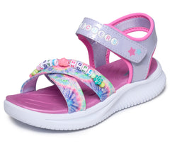 Skechers Sandale copii fete JUMPSTERS SANDAL 303045L LAVENDER/MULTICOLOR ICF0145-LVMT