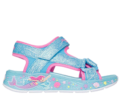 Skechers Sandale copii fete MERMAID DREAMS SANDAL 303108L BLUE/MUTICOLOR ICF0146-BLMT