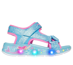 Skechers Sandale copii fete MERMAID DREAMS SANDAL 303108L BLUE/MUTICOLOR ICF0146-BLMT