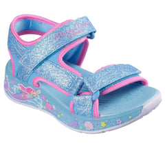 Skechers Sandale copii fete MERMAID DREAMS SANDAL 303108L BLUE/MUTICOLOR ICF0146-BLMT