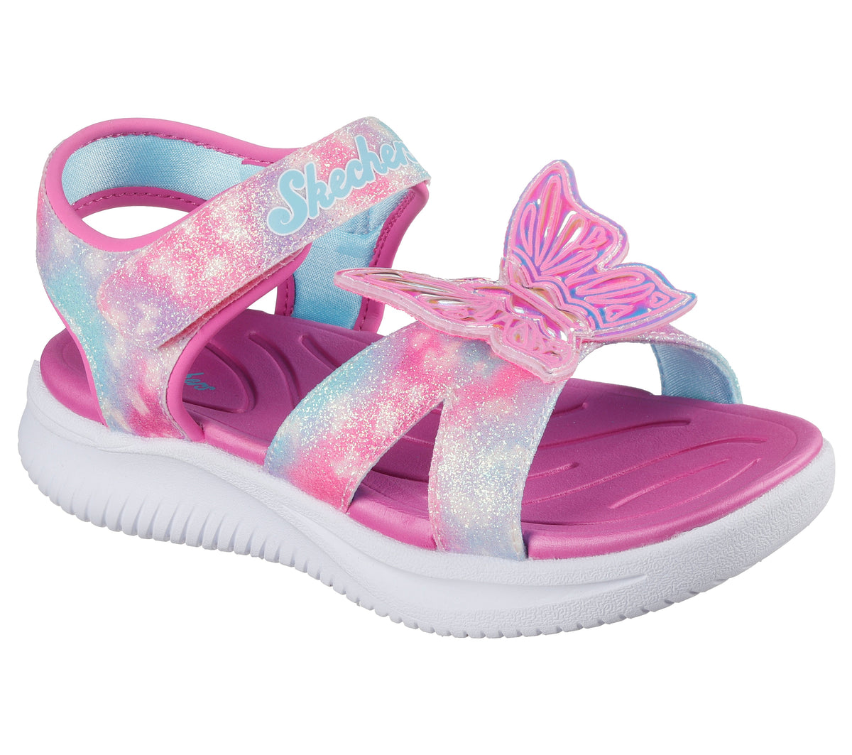 Skechers Sandale copii fete S LIGHTS JUMPSTERS SANDAL 303109N PINK/MULTICOLOR ICF0147-PKMT