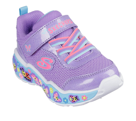 Skechers Pantofi copii fete PLAY SCENE   FUN SQUAD 303158N PURPLE MULTICOLOR ICF0148-PRMT