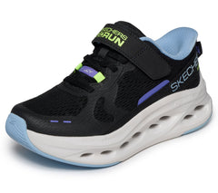 Skechers Pantofi copii fete sport MAX CUSHIONING GLIDE STEP 303684L BLACK/BLUE ICF0153-BKBL