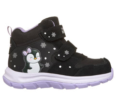Skechers Ghete copii fete DYNAMIC TRAIL SNUGGLE WALKS 303490L BLACK/LAVANDER ICF0157-BKLV