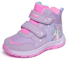 Skechers Ghete copii fete DYNAMIC TRAIL SNUGGLE WALKS 303490L PINK/MULTICOLOR LIGHT ICF0157-PMLT