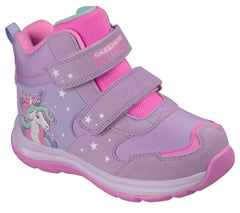 Skechers Ghete copii fete DYNAMIC TRAIL SNUGGLE WALKS 303490L PINK/MULTICOLOR LIGHT ICF0157-PMLT