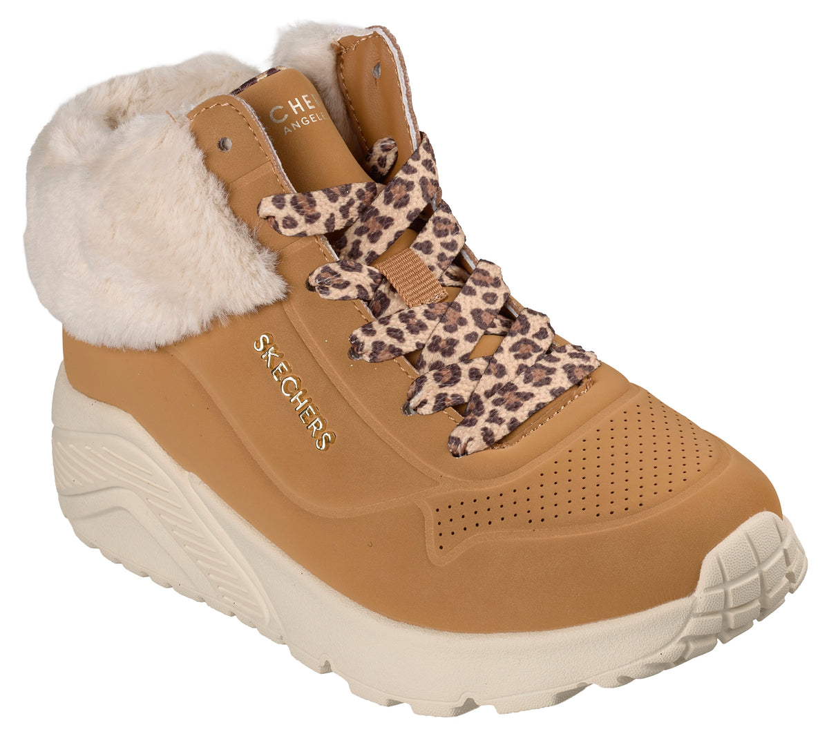 Skechers Ghete copii fete UNO LITE FUREVER FABULOUS 310817L CHESTNUT ICF0158-CSNT