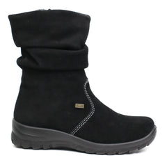 Rieker Ghete dama Z7171 01 negru velur ID0781-NGV