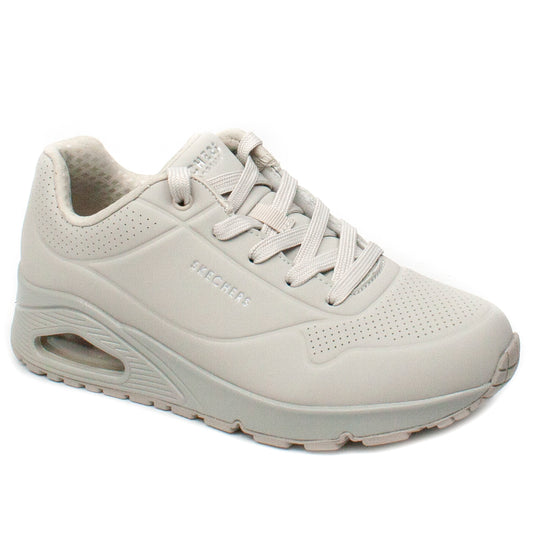 Skechers Pantofi dama sport,Uno 73690 alb murdar ID1884-ALBM