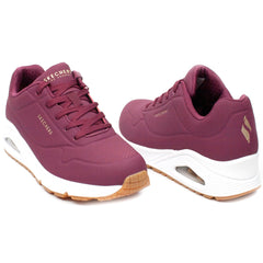 Skechers Pantofi dama sport,Uno 73690 bordo ID1884-BRD