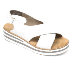 Rieker Sandale dama alb ID2020-ALB