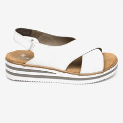Rieker Sandale dama alb ID2020-ALB
