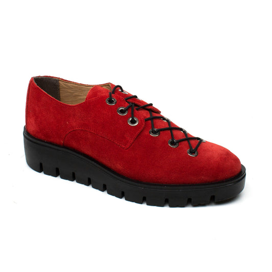 Osso Pantofi dama rosu velur ID2182-RSV