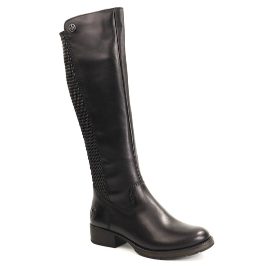 Rieker Cizme dama piele naturala si elastice Z9591 00 negru ID2197-NG