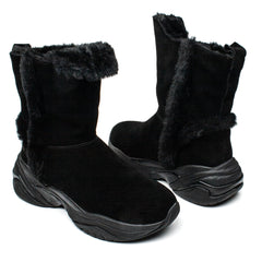 Tamaris Ghete dama light fashletics negru velur ID2211-NGV