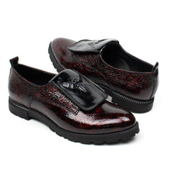 Anna Viotti Pantofi dama bordo lac ID2215-BRDL