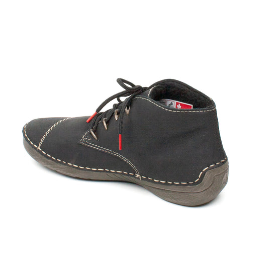 Rieker Ghete dama negru nubuk ID2226-NGN