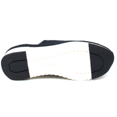 Caprice Pantofi sport dama slip on cu strasuri bleumarin ID2381-BLM