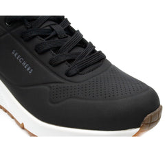 Skechers Pantofi dama sport 73690 negru cu talpa alba negru ID2403-NG