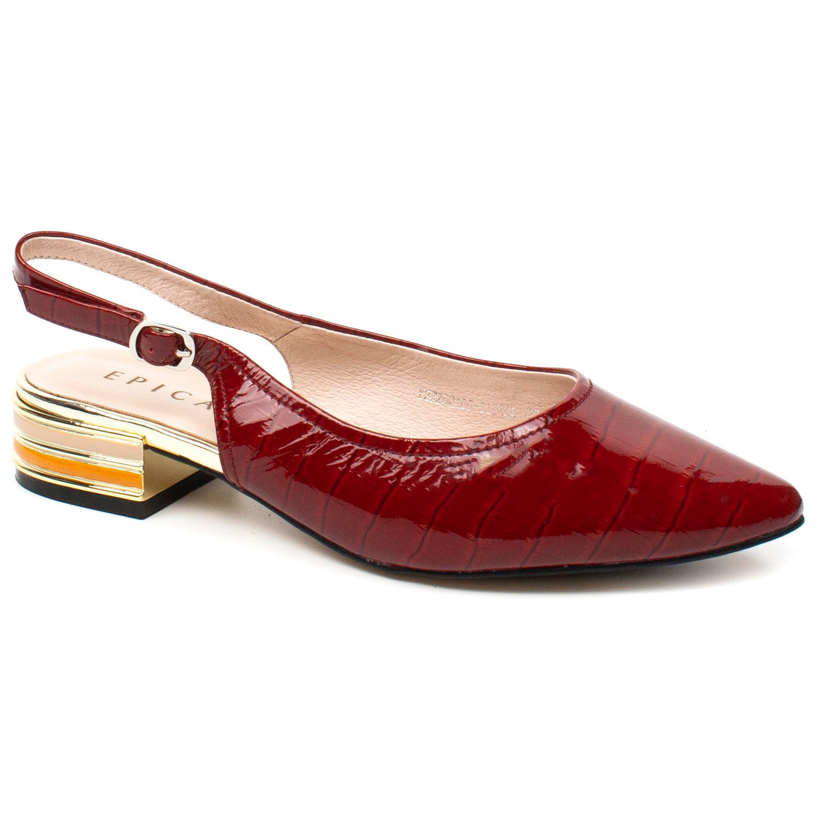 Epica Pantofi dama eleganti WQY2726Q106 5308AL 05 O rosu ID2517-RS