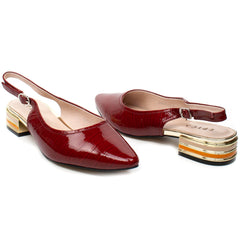 Epica Pantofi dama eleganti WQY2726Q106 5308AL 05 O rosu ID2517-RS