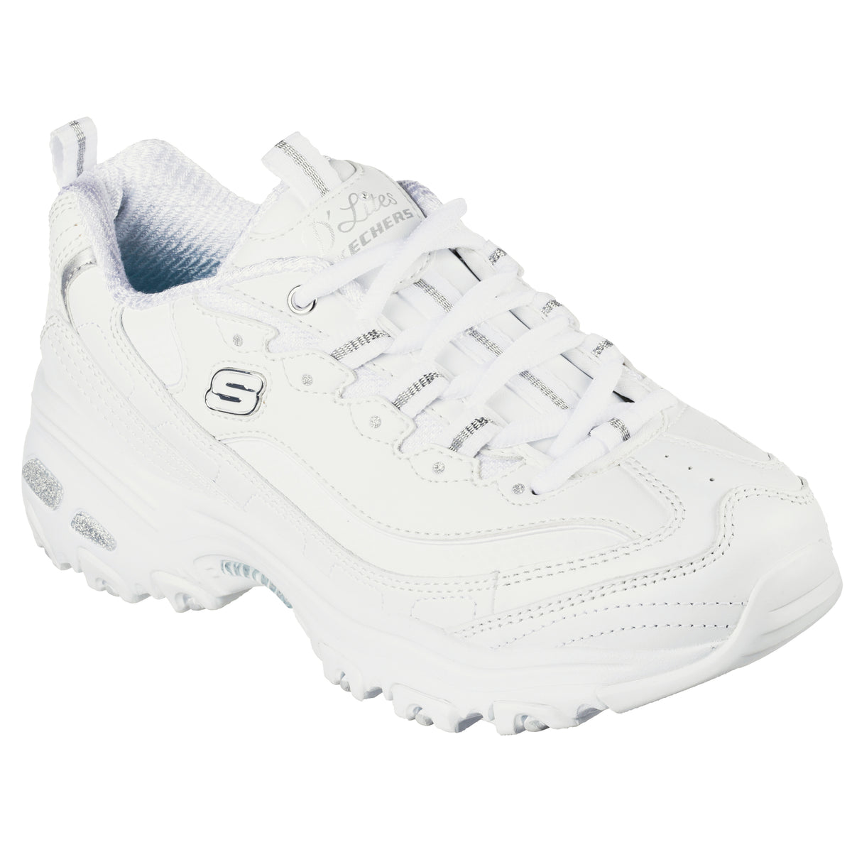 Skechers Pantofi dama sport 11931 WHITE/SILVER ID2616-WSL