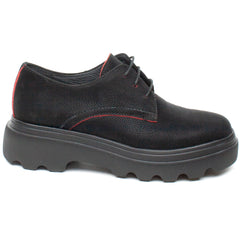 Catali Shoes Pantofi dama 212631NBK negru nubuk ID2628-NGN