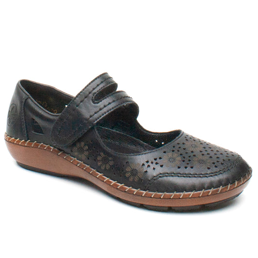 Rieker Pantofi dama 44875 00 negru ID2900-NG