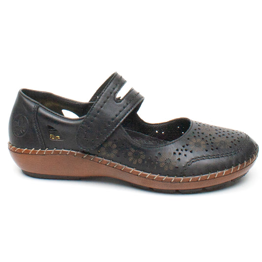 Rieker Pantofi dama 44875 00 negru ID2900-NG