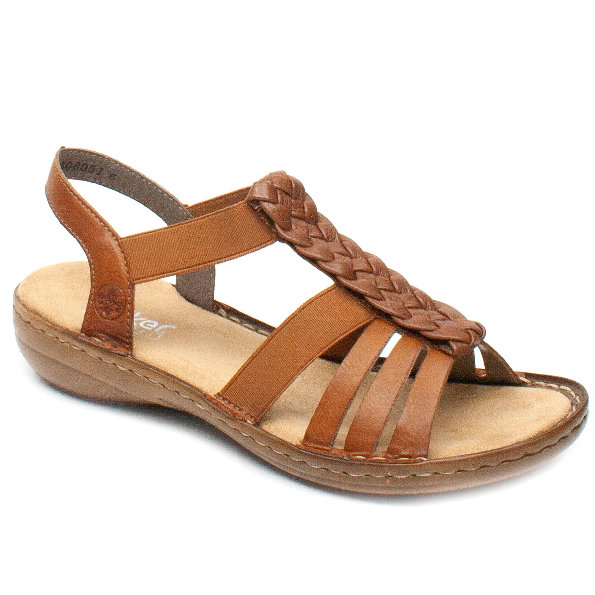 Rieker Sandale dama 60809 24 cognac ID2962-CGN