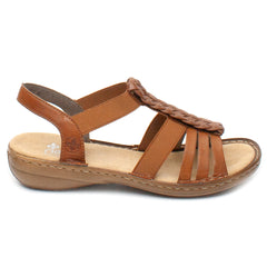 Rieker Sandale dama 60809 24 cognac ID2962-CGN