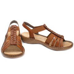 Rieker Sandale dama 60809 24 cognac ID2962-CGN