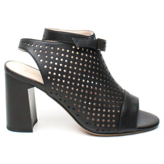 Jose Simon Sandale dama vara perforate 596 33 negru ID3064-NG