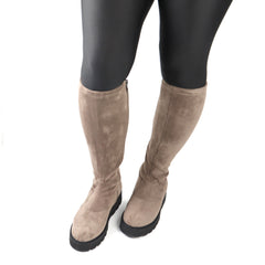 Caprice Cizme dama stretch 9 25602 29 TAUPE ID3102-TPE