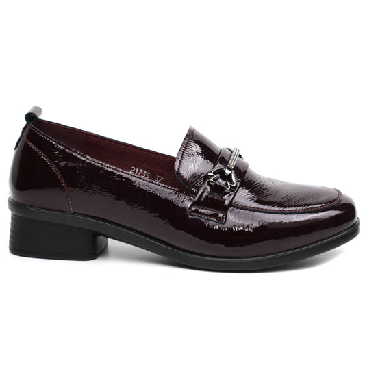 Formazione Pantofi dama 21735 bordo lac ID3113-BRDL