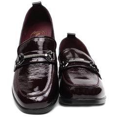 Formazione Pantofi dama 21735 bordo lac ID3113-BRDL